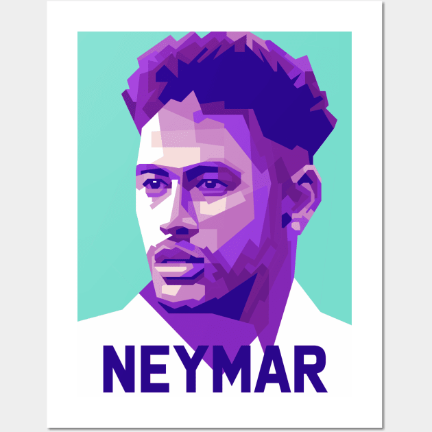 T-Shirt Neymar Wall Art by mrcatguys